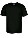 Unisex Plain Breezeway Micromesh Tee - Black