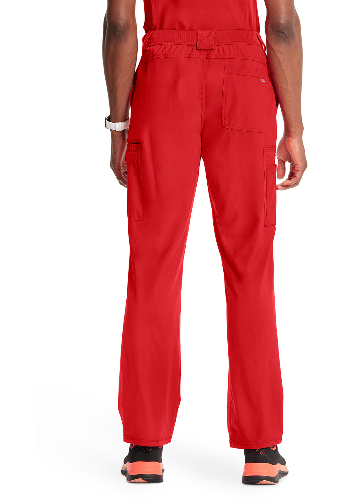 Cherokee Men's Infinity Fly Front Pant - Red