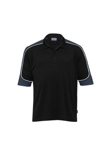 Dri Gear Challenger Polo - Black/Charcoal