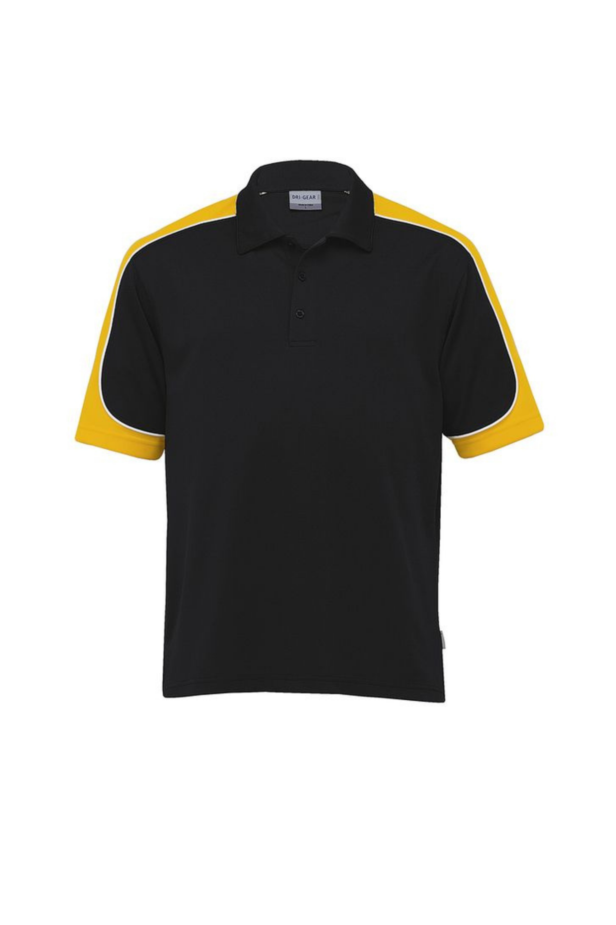 Dri Gear Challenger Polo - Black/Gold