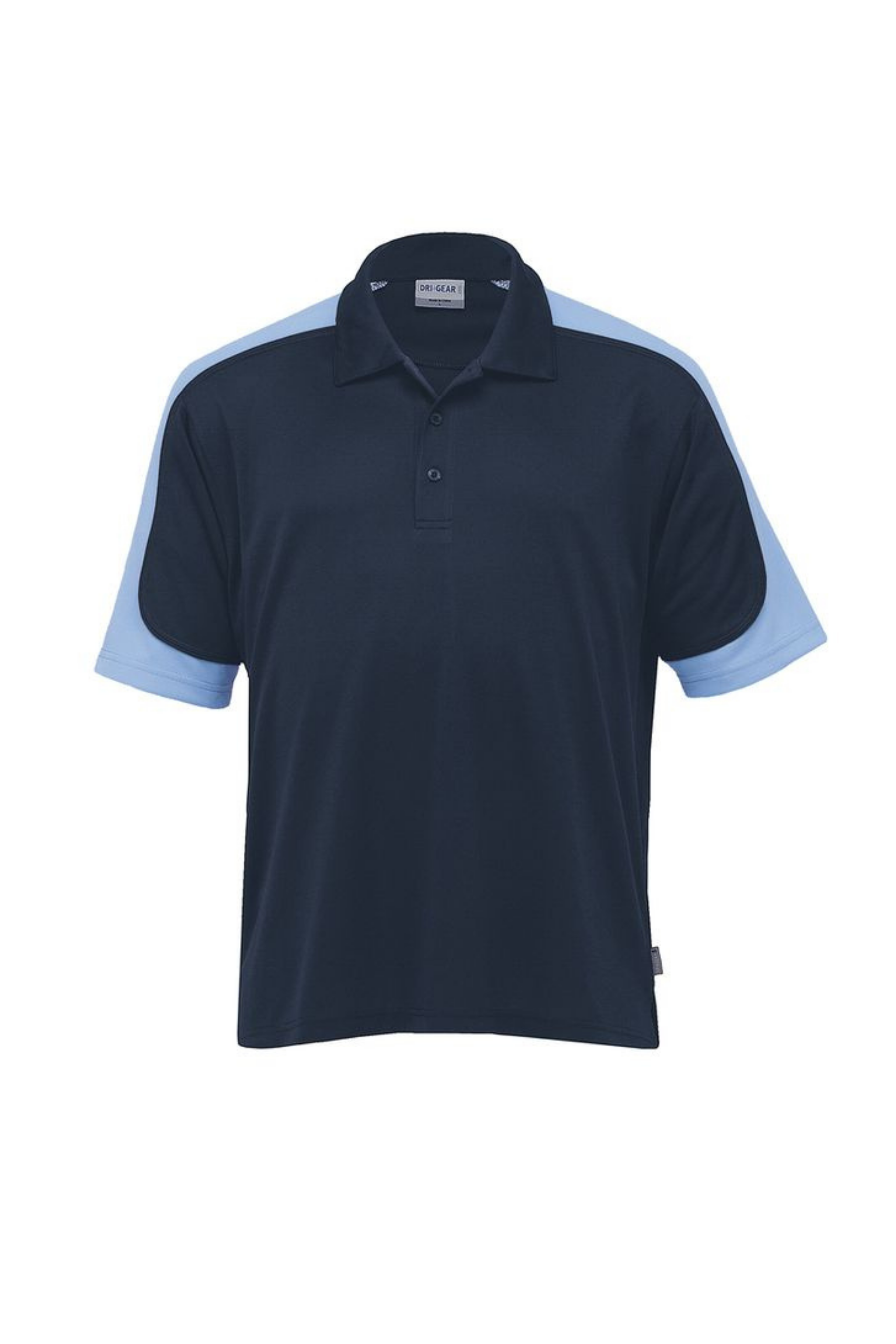 Dri Gear Challenger Polo - Navy/Sky