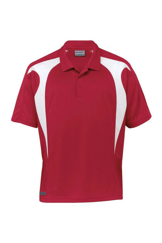 Dri Gear Spliced Polo - Navy/White