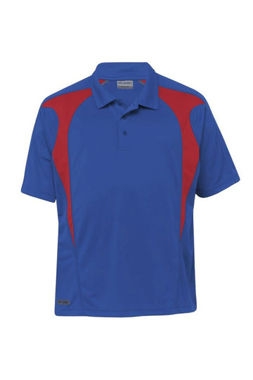 Dri Gear Spliced Polo - Royal/Gold