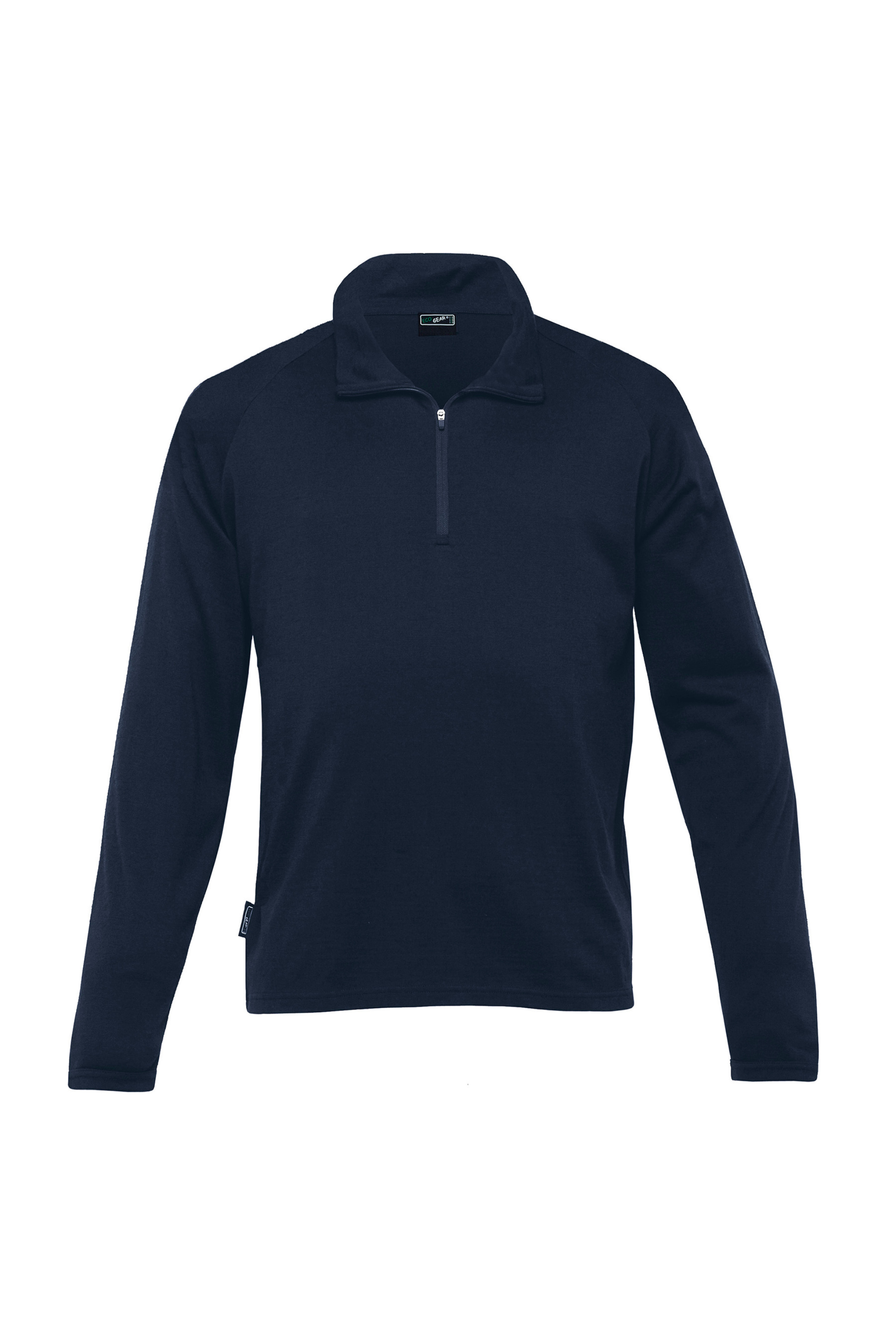 Mens Merino Zip Pullover