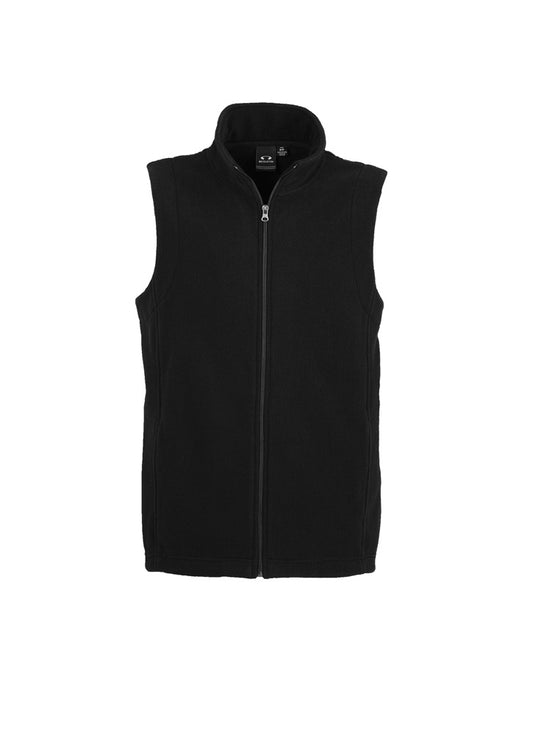 Mens Plain Poly Fleece Vest