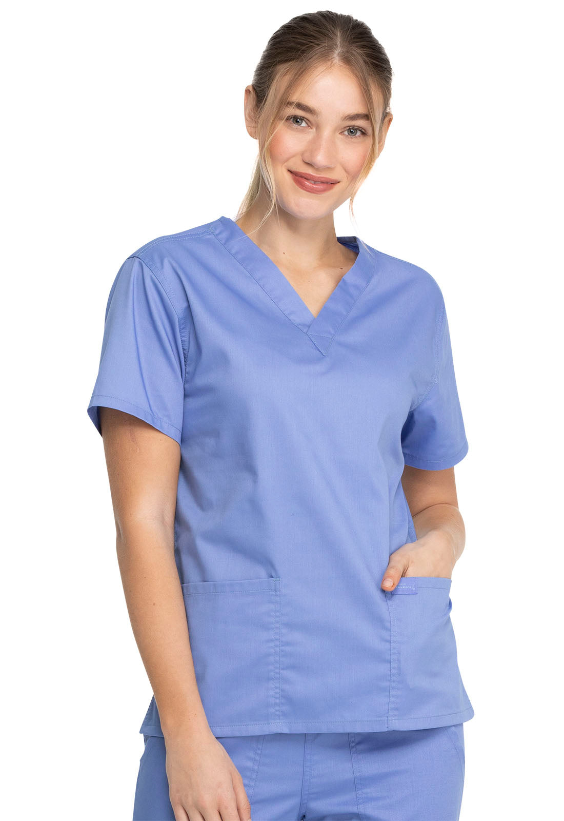 Dickies Industrial Unisex V-Neck Scrub Top