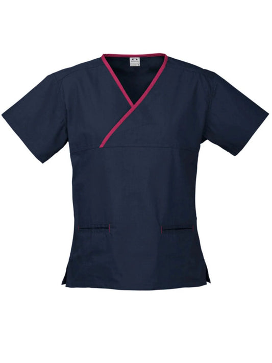 Ladies Crossover Scrub Top