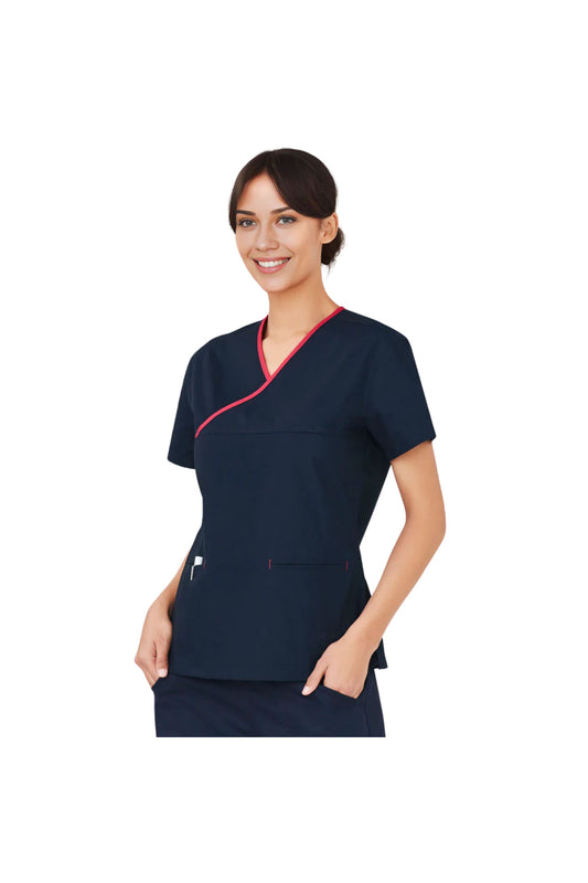 Ladies Crossover Scrub Top
