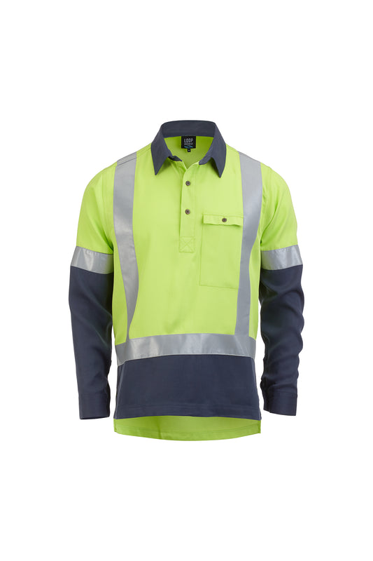 Lyocell Closed Front Shirt