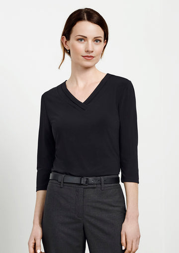 Ladies Lana 3/4 sleeve top