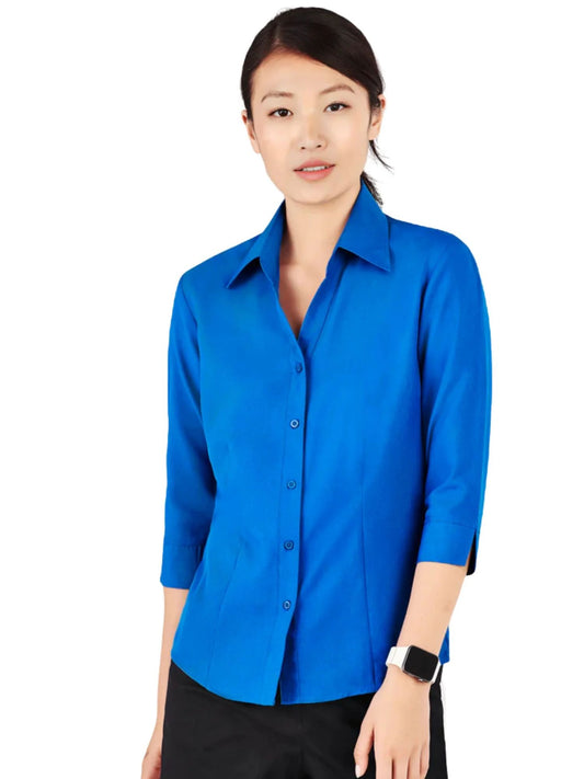 Ladies Oasis Blouse  3/4 Slv