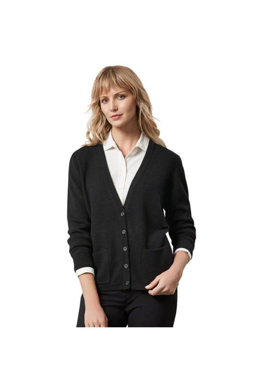 Ladies Button Through Cardigan