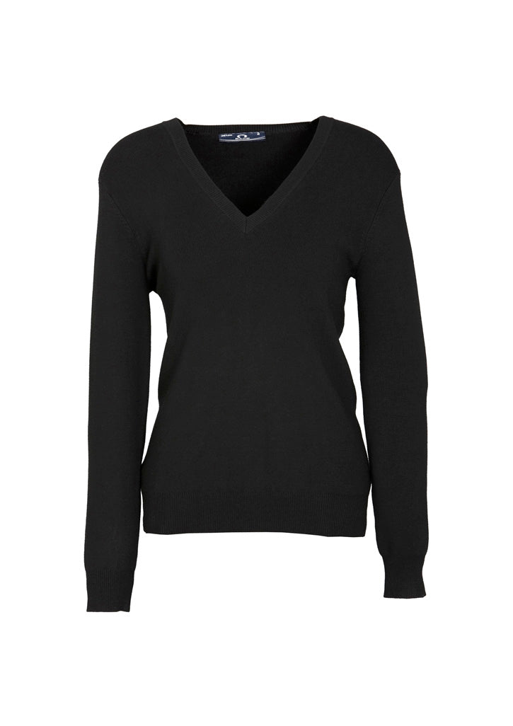 Ladies V Neck Pullover