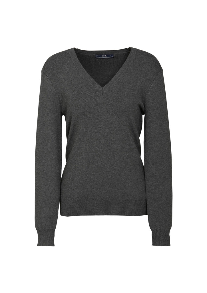 Ladies V Neck Pullover