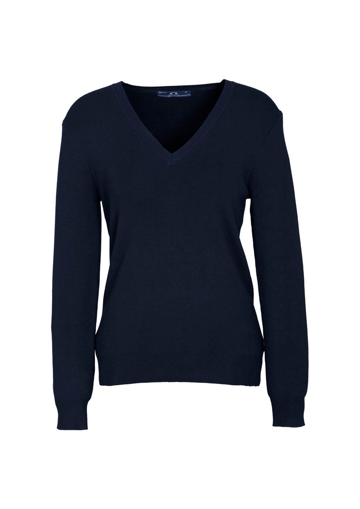 Ladies V Neck Pullover