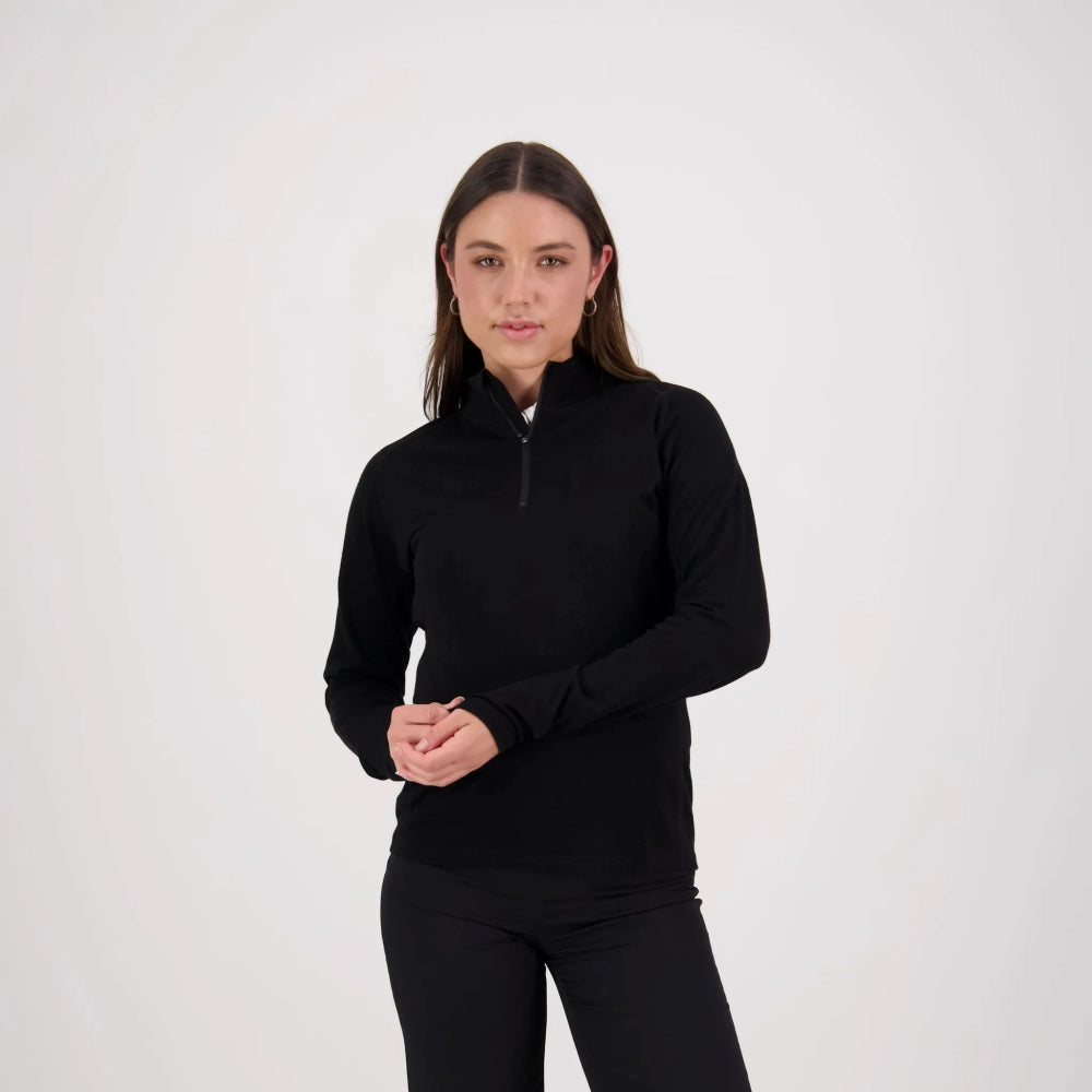 Womens Half Zip Merino