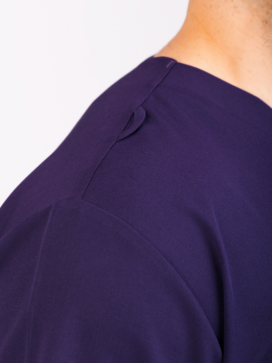 Unisex Arlo Scrub Top - Purple