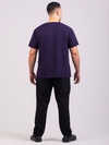 Unisex Arlo Scrub Top - Purple