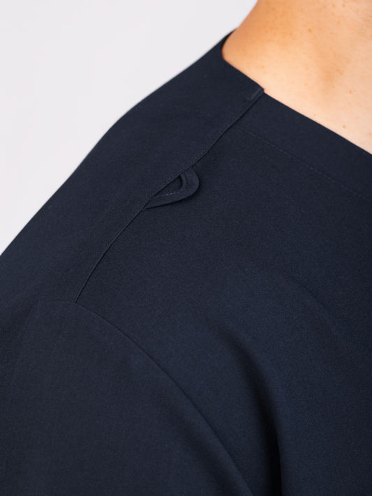 Unisex Arlo Scrub Top - Midnight