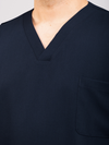 Unisex Arlo Scrub Top - Midnight