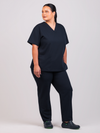 Unisex Arlo Scrub Top - Midnight