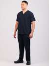 Unisex Arlo Scrub Top - Midnight