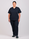 Unisex Arlo Scrub Top - Midnight