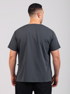 Unisex Arlo Scrub Top - Gunmetal