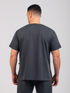 Unisex Arlo Scrub Top - Gunmetal
