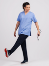 Unisex Arlo Scrub Top - Sky
