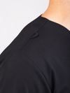 Unisex Arlo Scrub Top - Black