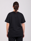 Unisex Arlo Scrub Top - Black