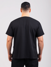 Unisex Arlo Scrub Top - Black