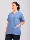 Unisex Arlo Scrub Top - Sky