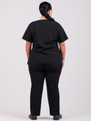 Unisex Arlo Scrub Top - Black