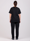 Unisex Arlo Scrub Top - Black