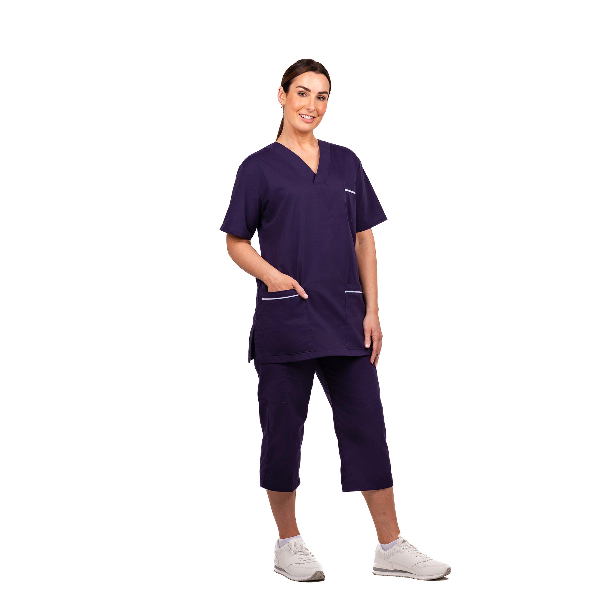 V Neck Scrub Top