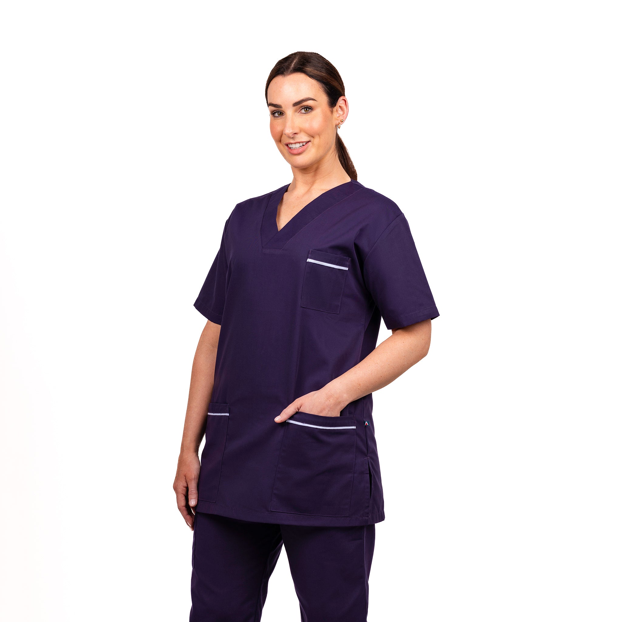 V Neck Scrub Top