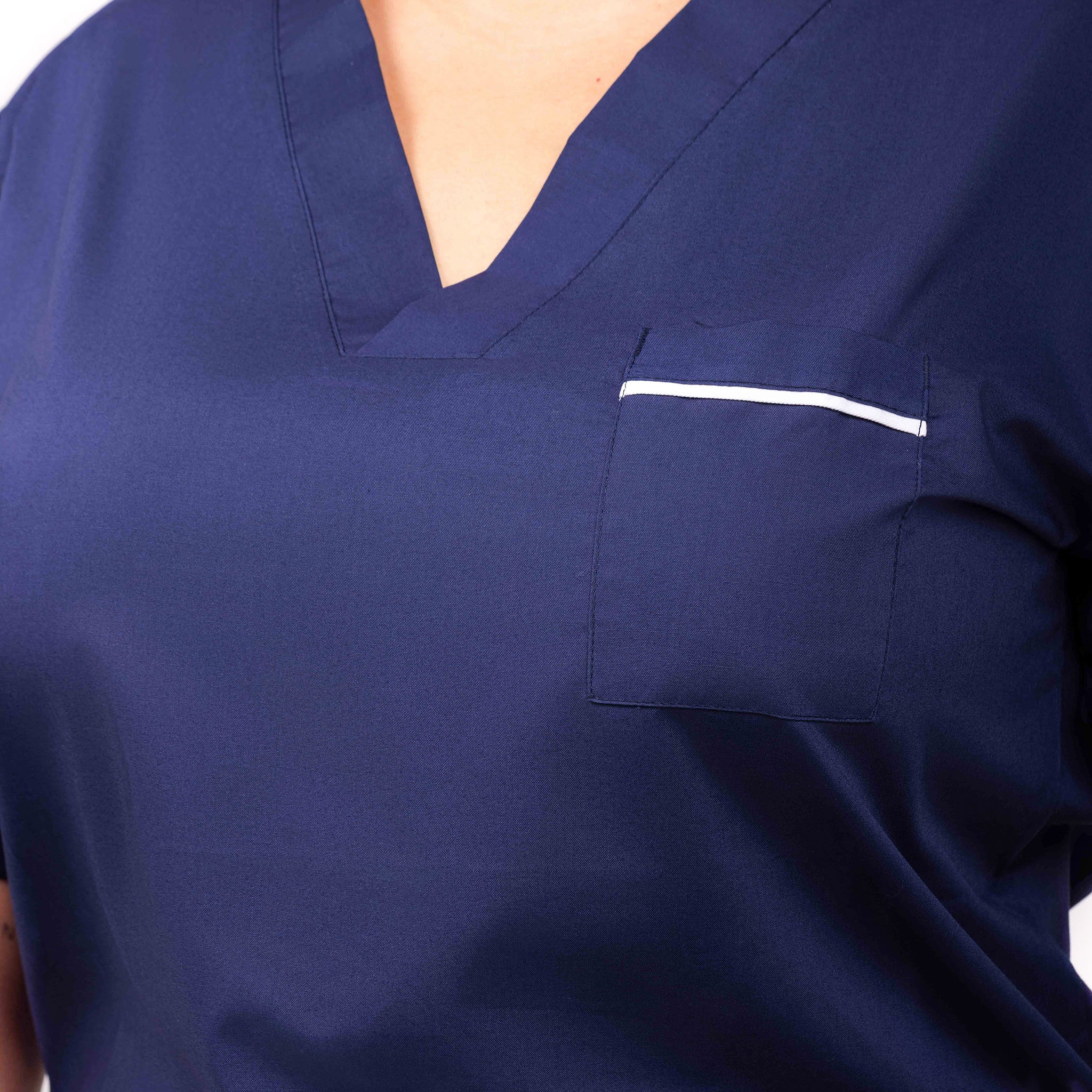 90° Wash V Neck Scrub Top