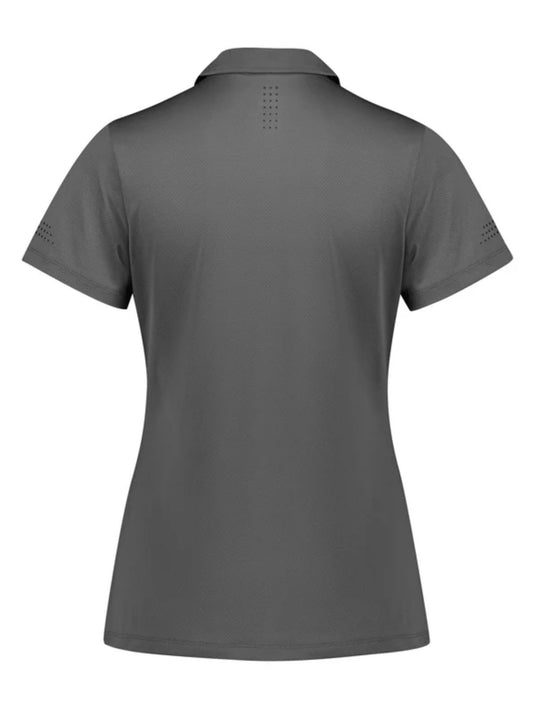 Womens Balance Short Sleeve Polo - Ash/Black