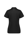 Womens Balance Short Sleeve Polo - Black/White