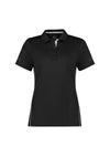 Womens Balance Short Sleeve Polo - Black/White