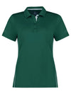 Womens Balance Short Sleeve Polo - Forest/White