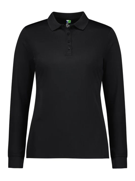 Womens Action Long Sleeve Polo