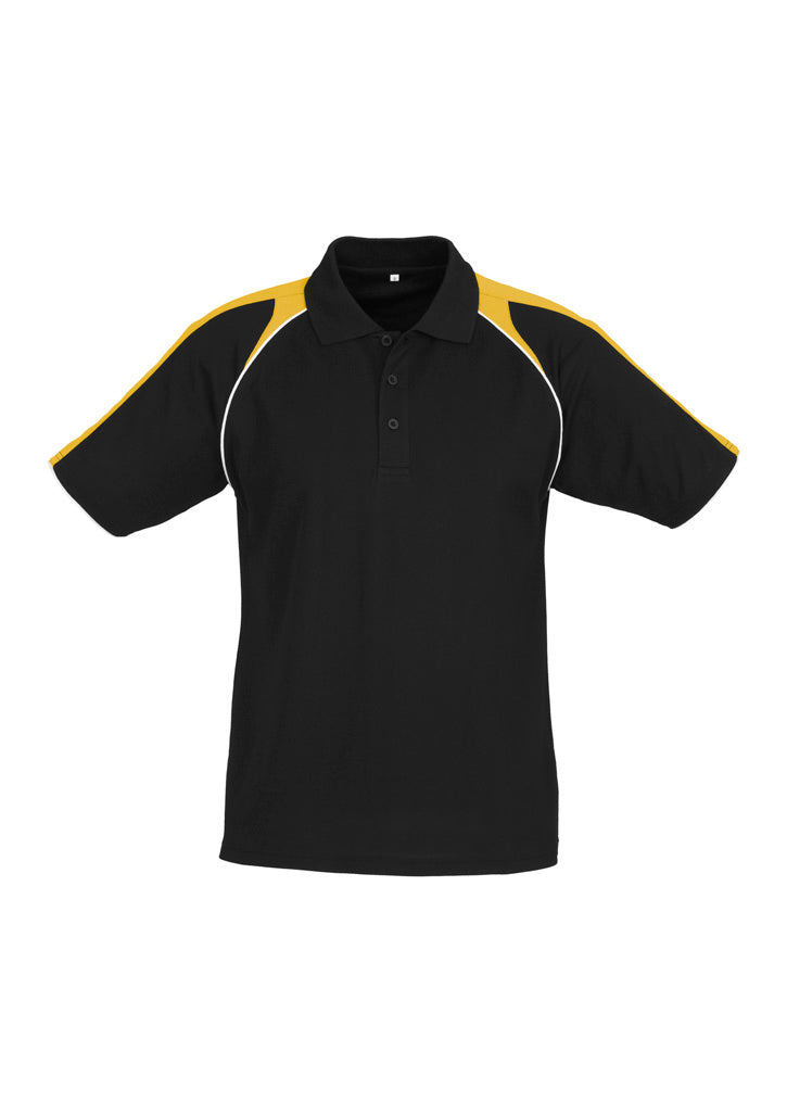 Mens Triton Polo - Black/Gold