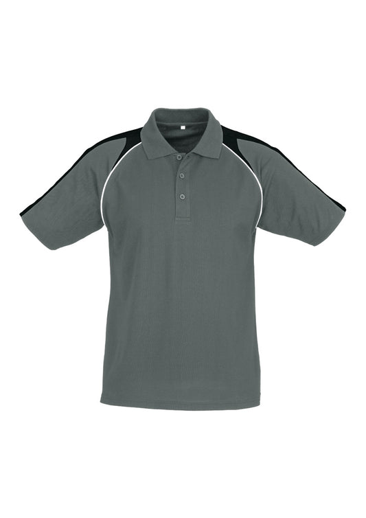 Mens Triton Polo - Ash/Black