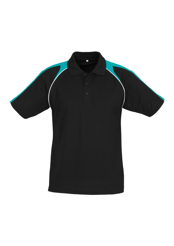 Mens Triton Polo - Black/Teal