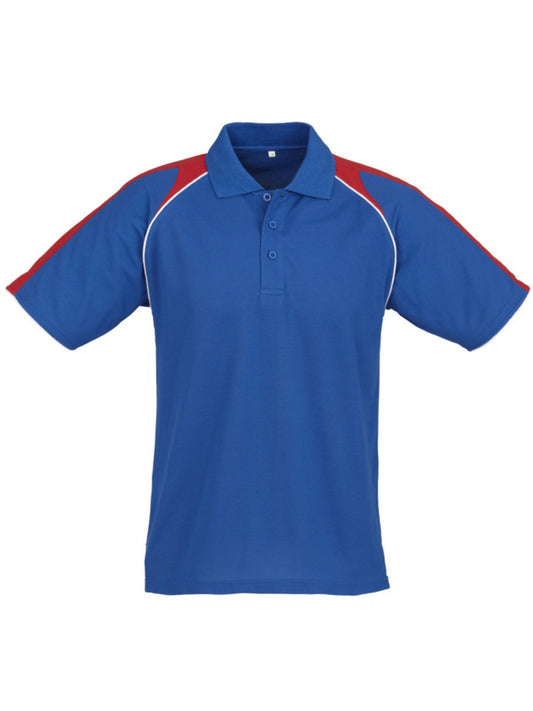 Mens Triton Polo - Royal/Red