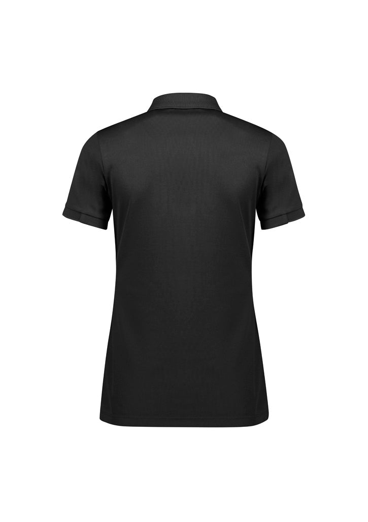 Womens Focus Short Sleeve Polo - Black/Black