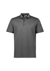 Mens Focus Short Sleeve Polo - Ash/Black